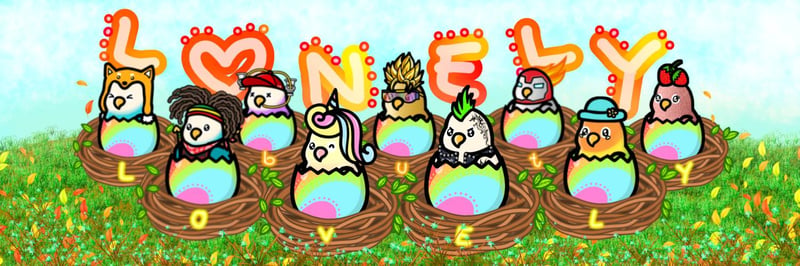 lonely love birds banner