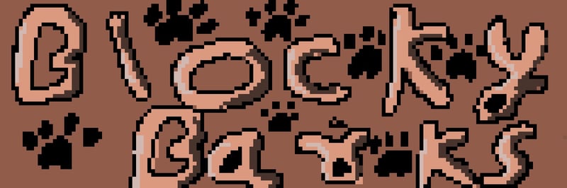 Blocky Barks  banner