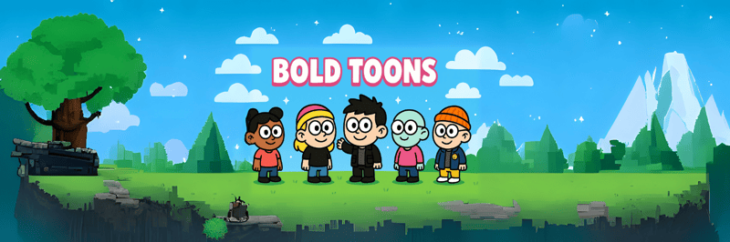 Bold Toons NFT banner