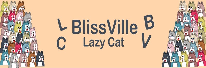 Lazy Cat BlissVille banner