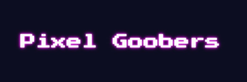 Pixel Goobers banner