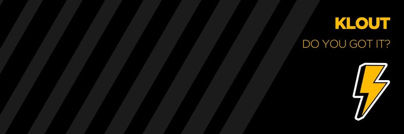 klout banner