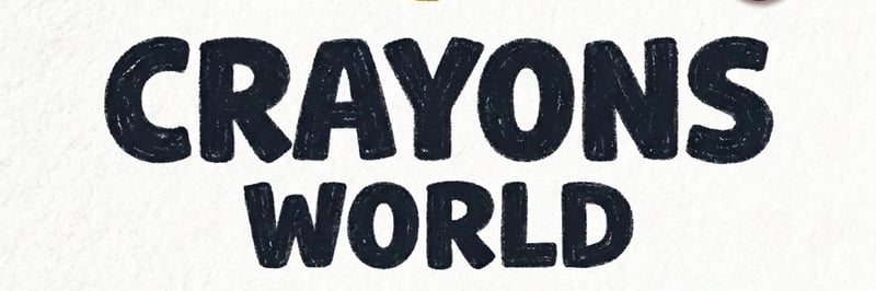 Crayons World banner