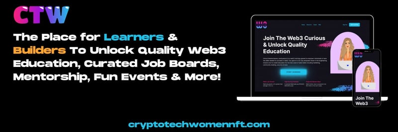 CryptoTechWomen banner