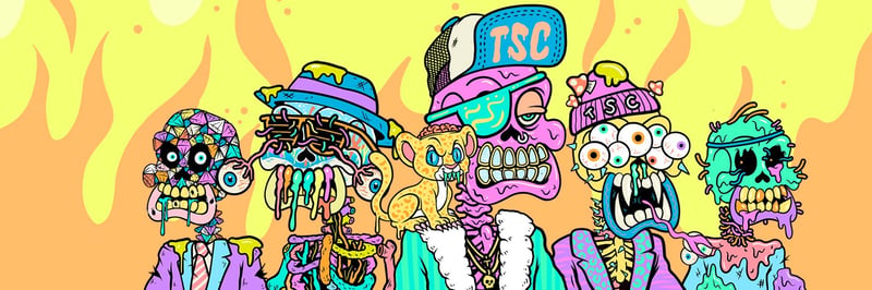 Toxic Skulls Club banner