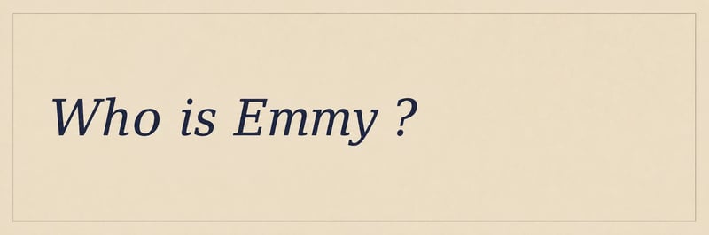 Piece of Emmy banner