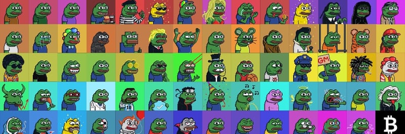 Inscribed Pepe banner