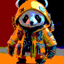 Abstract Pandas banner
