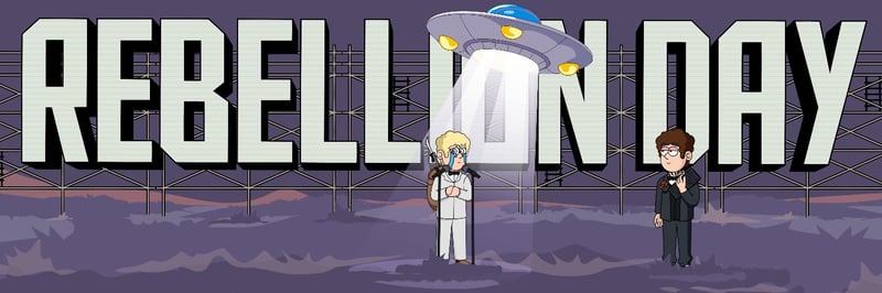 Rebellion Day banner