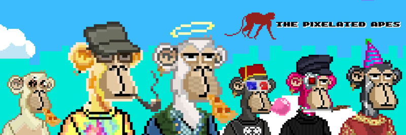 The Pixelated Apes banner