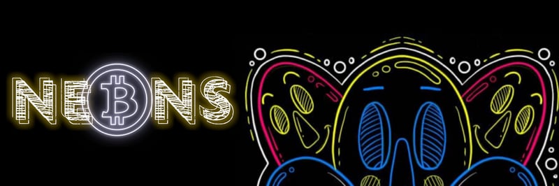 Neon BTC banner
