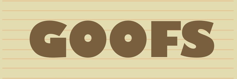 The Goofs banner