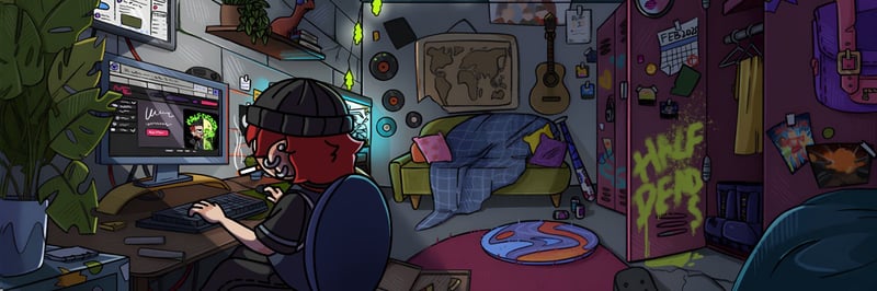HALF DEADS banner
