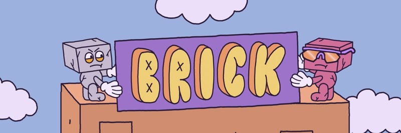 Brick banner