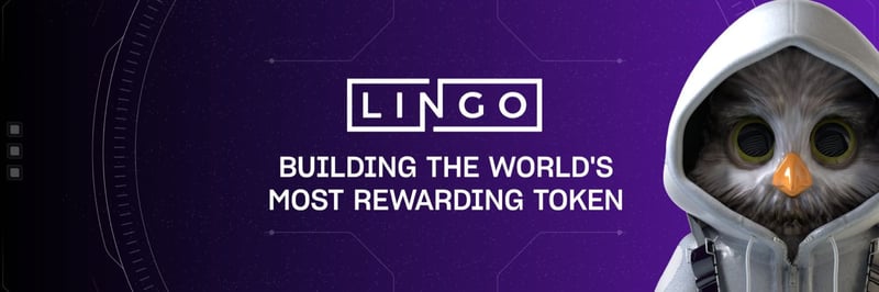 Lingocoin TGE banner