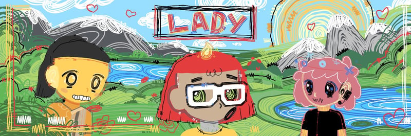 Lady BTC banner