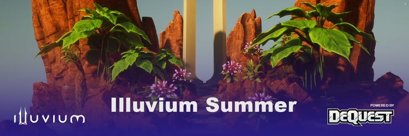 DeQuest x Illuvium Summer Challenge NFT banner