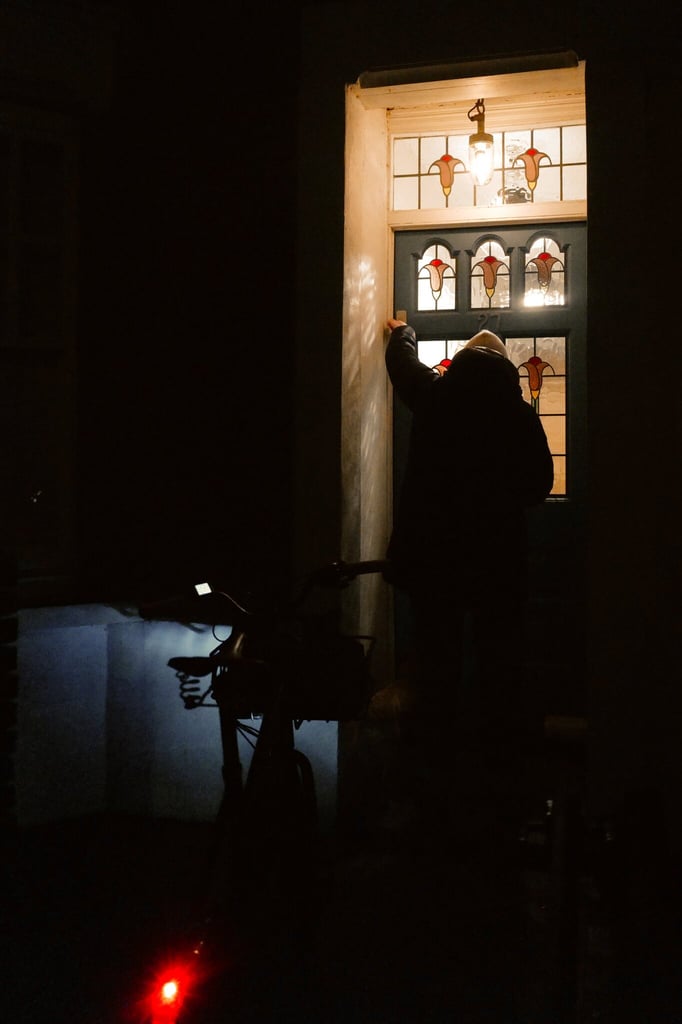 Home after midnight.