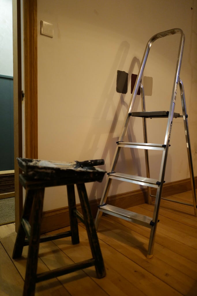 Painted all day today.