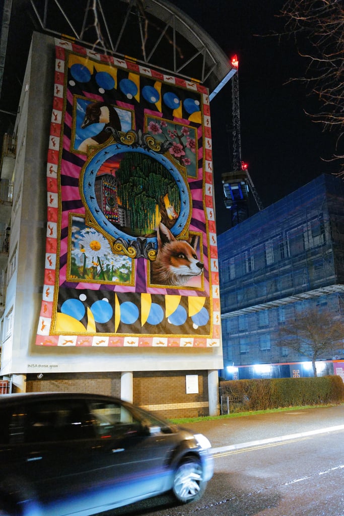 One of Walthamstow’s [many murals](https://walthamforestecho.co.uk/2025/06/25/huge-augmented-reality-mural-unveiled-at-walthamstow-estate/) on a Priory Court towerblock.