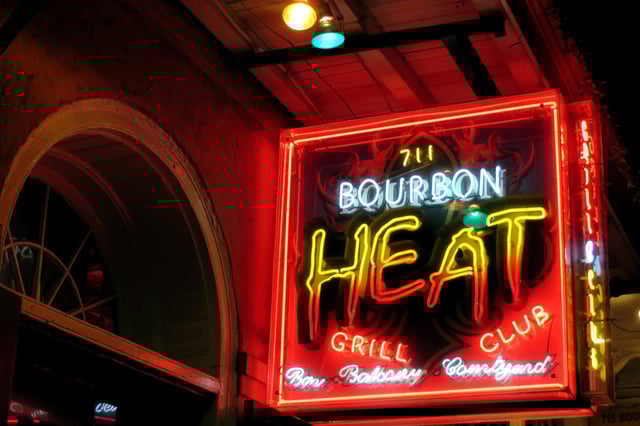 Bourbon Heat, Bourbon Street, New Orleans, LA, USA