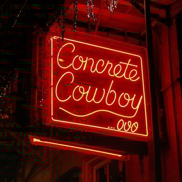 Concrete Cowboy, Bourbon Street, New Orleans, LA, USA