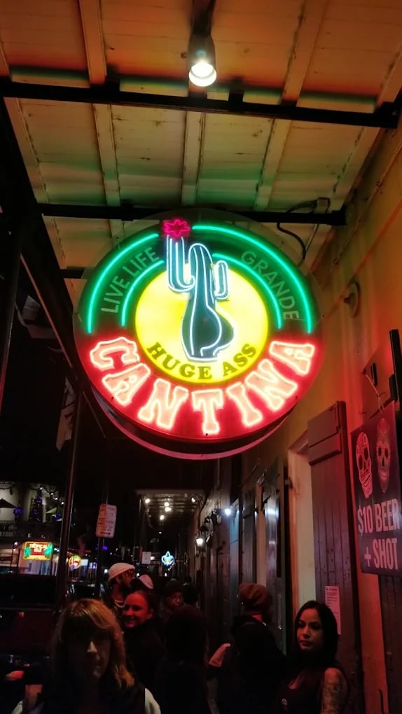 Huge Ass Cantina, Bourbon Street, New Orleans, LA, USA