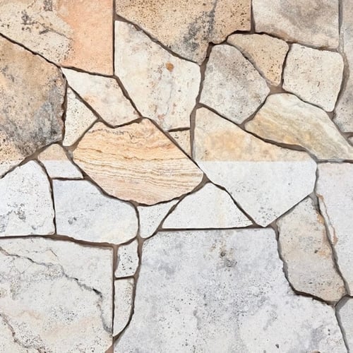 Classic Travertine Crazy Paving