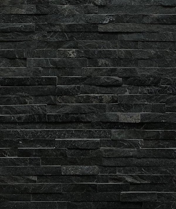 Ebony Stack Stone Panels