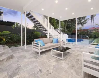 Silver Travertine Pavers