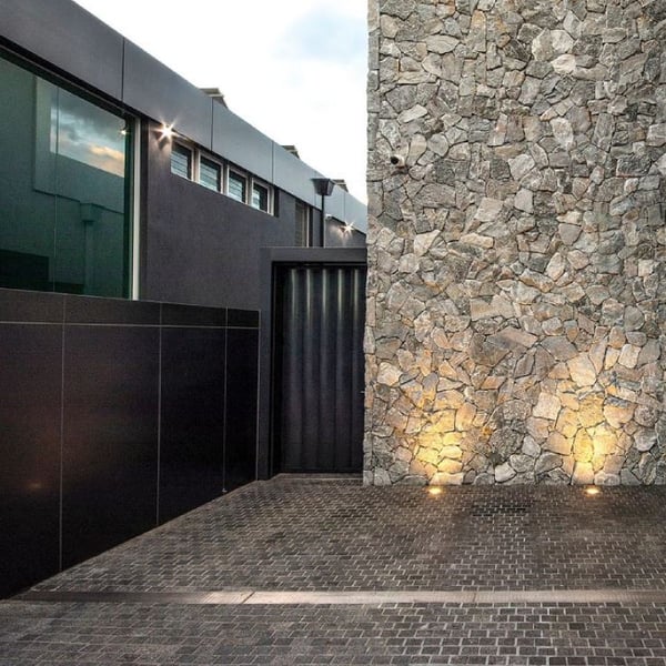 black cobbles melbourne cobblestones driveway tiles