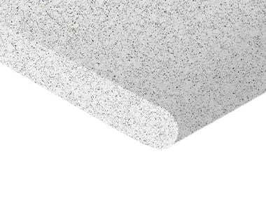 image of white bullnose tiles in pool coping pavers taken in Melbourne, Australia