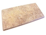 Noce Travertine Bullnose Pool Coping