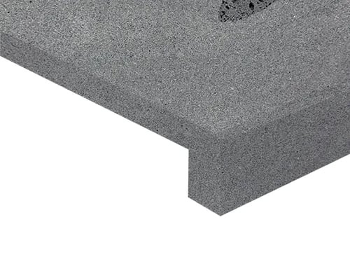 European Bluestone® Premium Grade Drop Down Pool Coping- No Joins- 1 Solid Piece Of Stone
