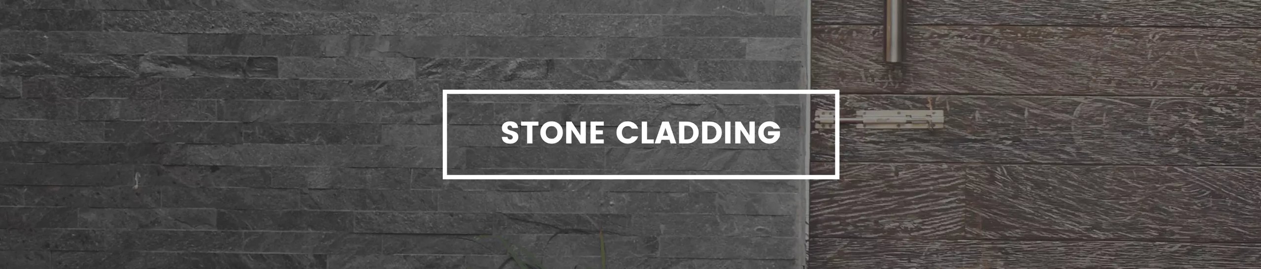 Stone Cladding hero banner for desktop.