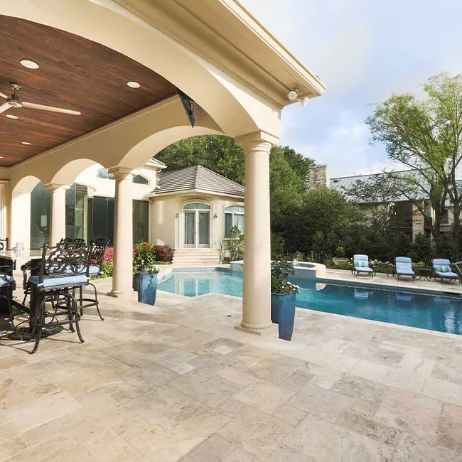 travertine tiles
