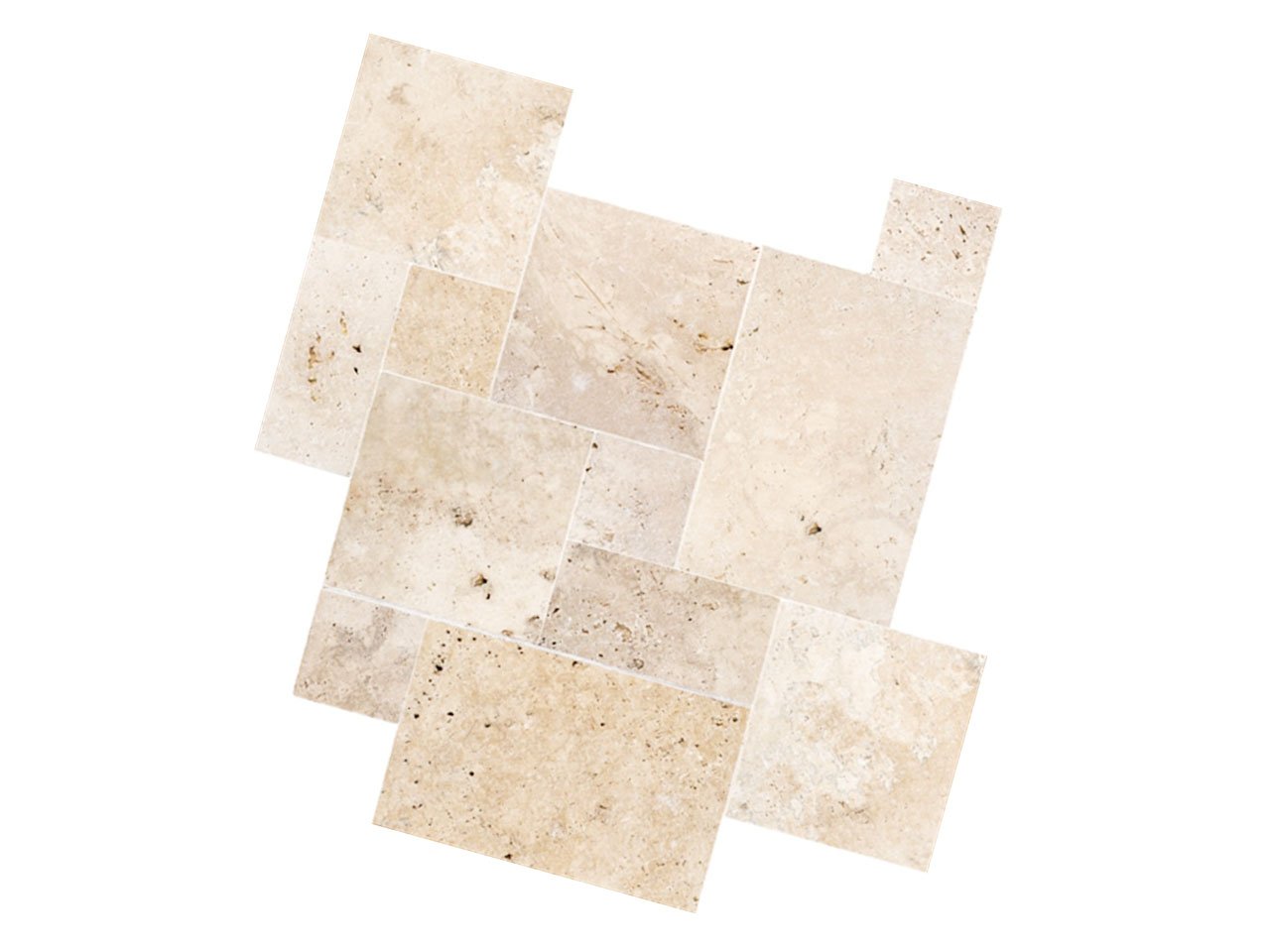 Travertine Ivory French Pattern