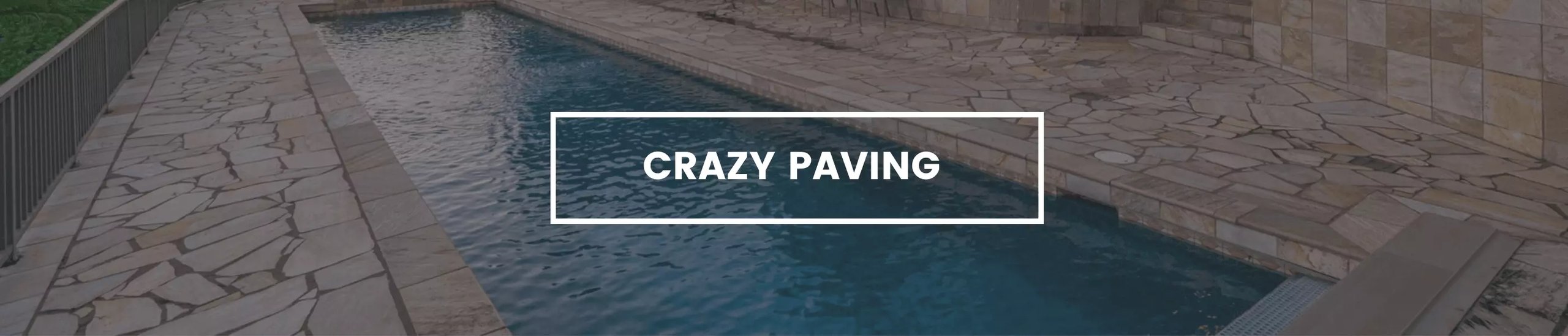 Crazy Paving banner for desktop.