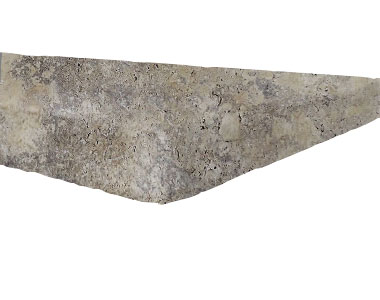 Silver Travertine Tumbled Pool Coping