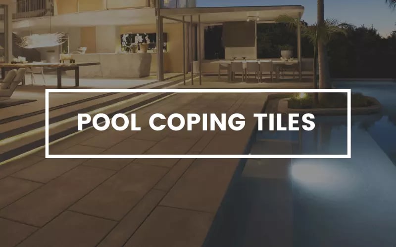 Pool coping tiles hero banner for mobile.