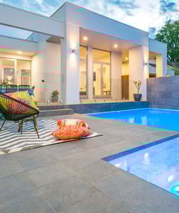 Bluestone Pavers and matching Pool Coping