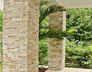 Cheap Travertine Stack stone wall claddiing