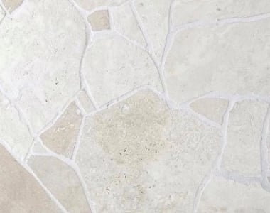 Ivory Travertine Crazy Paving
