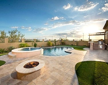 Ivory Travertine Pavers French Pattern