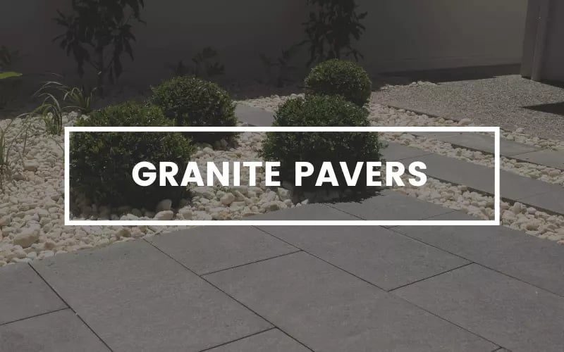 Granite Pavers banner for mobile.