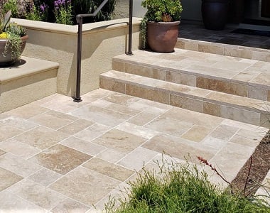 buy best travertine stair tiles in melbourne