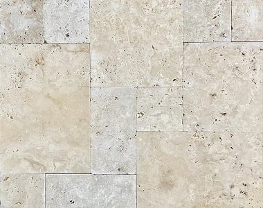 Ivory Travertine French Pattern