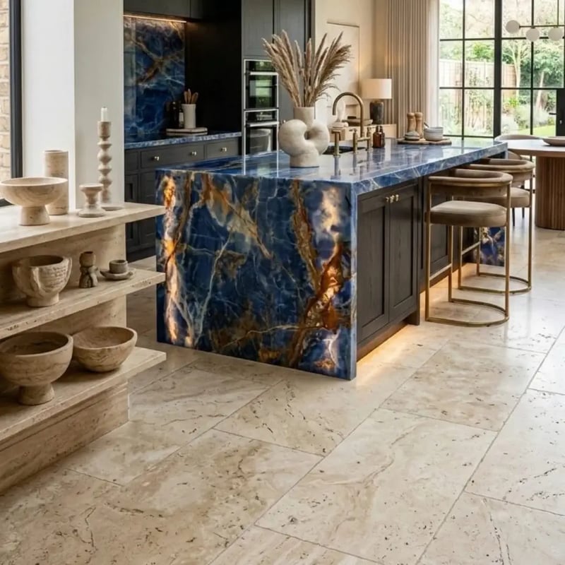 travertine floor tiles
