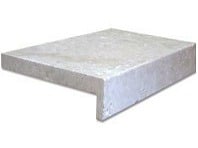 Travertine Drop Face Pool Coping