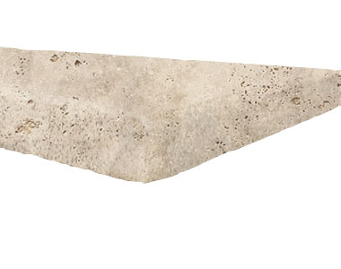 Ivory Travertine Tumbled Pool Coping